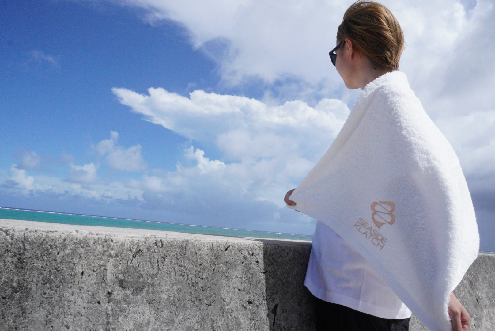 石垣島 Seaside KLATCH バスタオル - 石垣島カフェ | KLATCH COFFEE